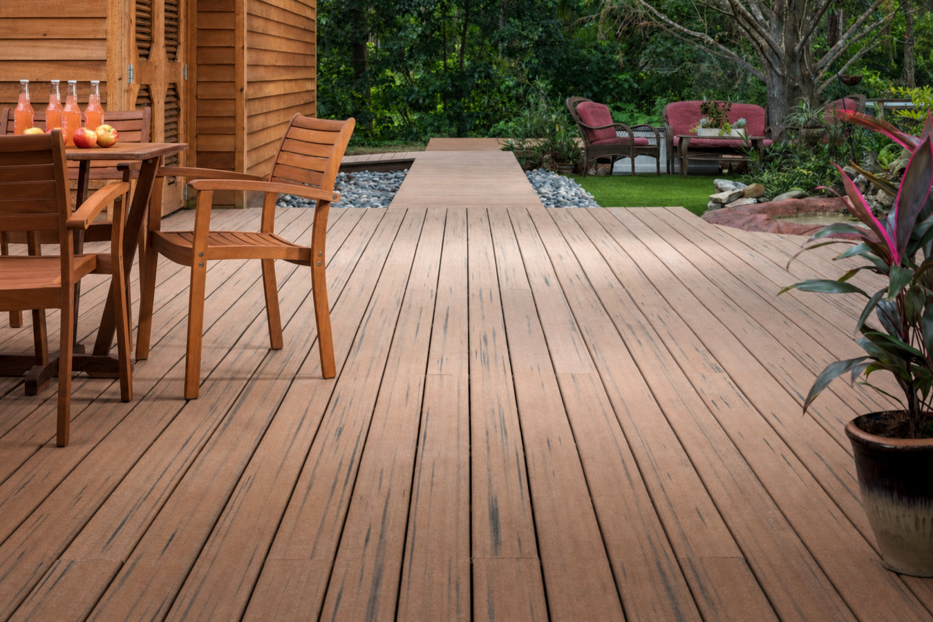 Composite deck installation