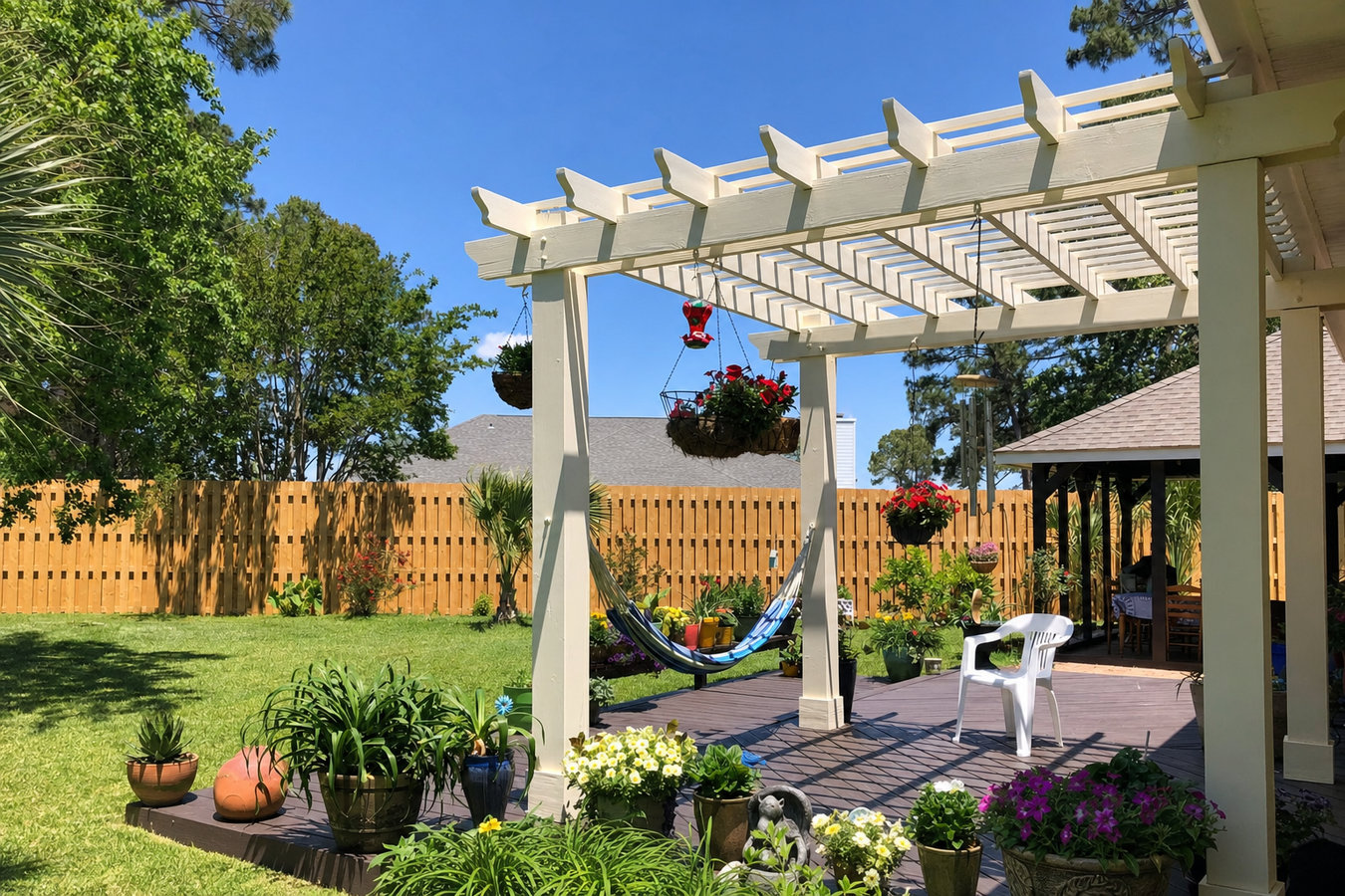 Pergola installation
